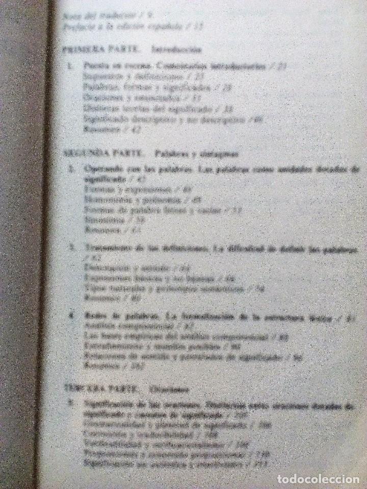 Libros de segunda mano: LENGUAJE, SIGNIFICADO Y CONTEXTO JOHN LYONS PAID&Oacute;S COMUNICACI&Oacute;N - Foto 3