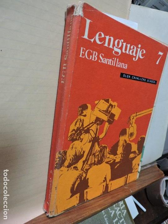 Libros de segunda mano: Lenguaje 7. EGB Santillana - Foto 1