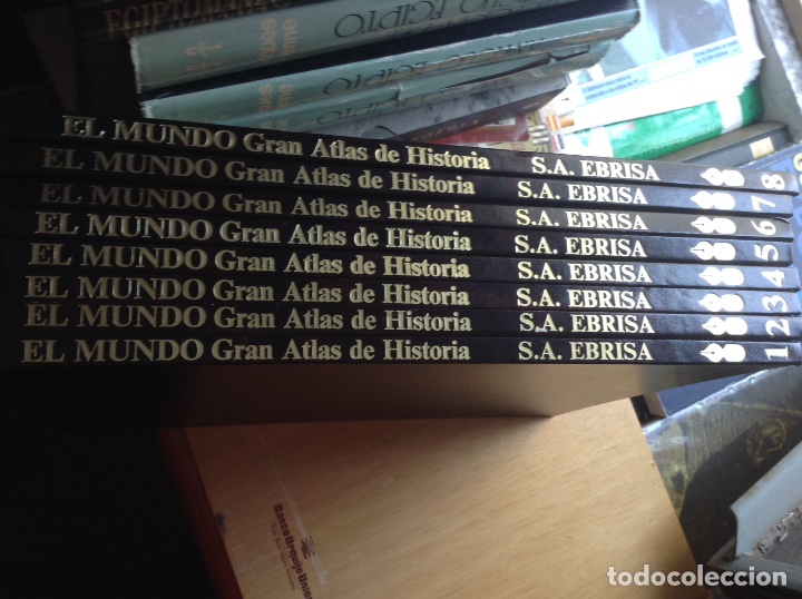 Libros de segunda mano: El mundo. Gran atlas de historia. Ebrisa - Foto 1