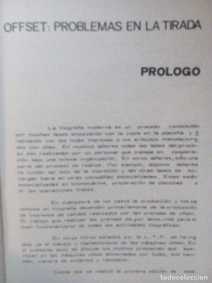 Libros de segunda mano: OFFSET   PROBLEMAS EN LA TIRADA   ROBERT F. REED   ilustrado - Foto 3