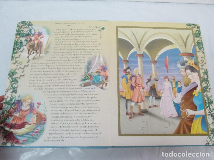Libros de segunda mano: CUENTOS DE HADAS. ROMPECABEZAS. LA BELLA DURMIENTE, EL GATO CON BOTAS, CAPERUCITA ROJA. 2005. - Foto 8