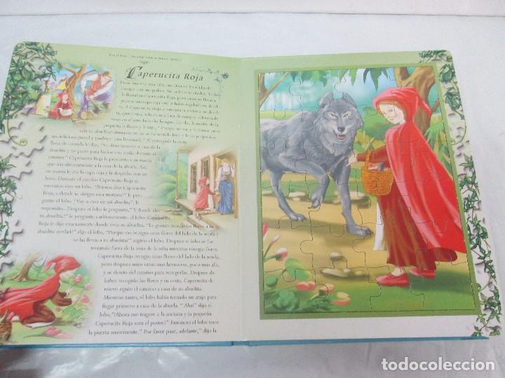 Libros de segunda mano: CUENTOS DE HADAS. ROMPECABEZAS. LA BELLA DURMIENTE, EL GATO CON BOTAS, CAPERUCITA ROJA. 2005. - Foto 11