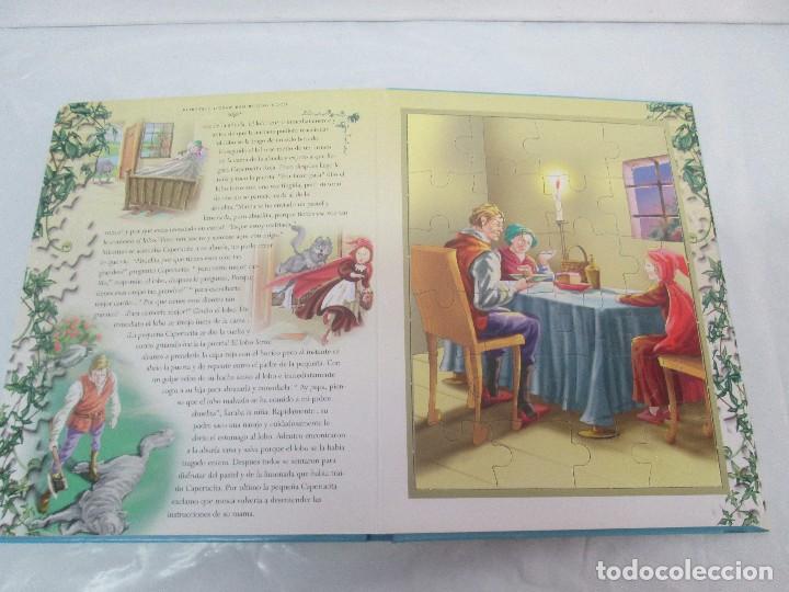 Libros de segunda mano: CUENTOS DE HADAS. ROMPECABEZAS. LA BELLA DURMIENTE, EL GATO CON BOTAS, CAPERUCITA ROJA. 2005. - Foto 12