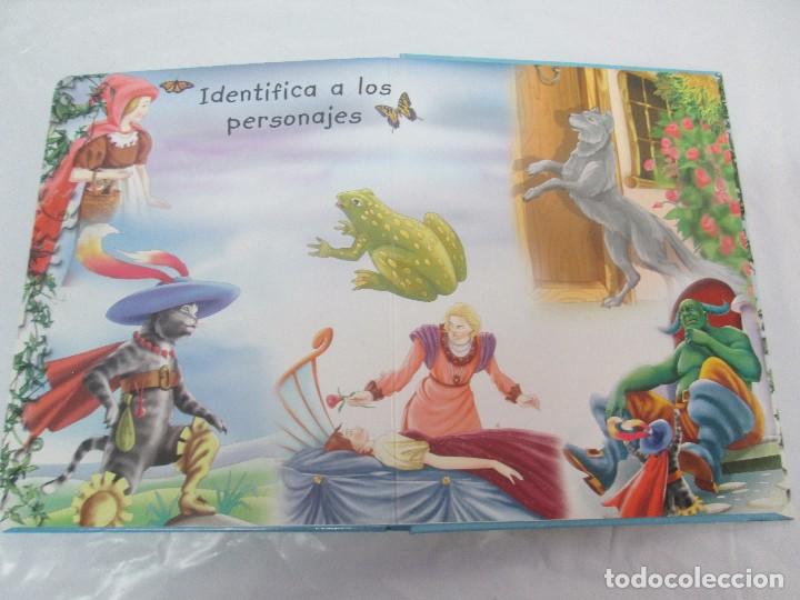 Libros de segunda mano: CUENTOS DE HADAS. ROMPECABEZAS. LA BELLA DURMIENTE, EL GATO CON BOTAS, CAPERUCITA ROJA. 2005. - Foto 13