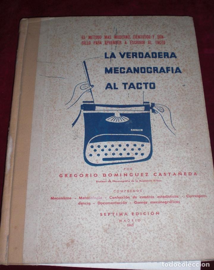 Libros de segunda mano: Libro la verdadera mecanografia al tacto 1963 - Foto 1