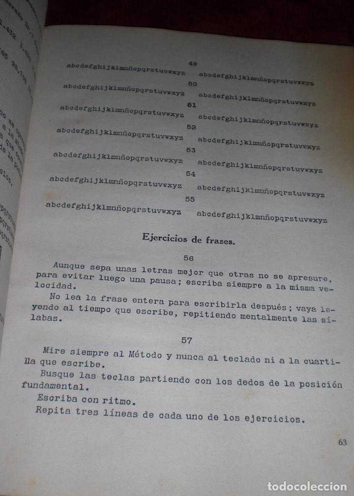 Libros de segunda mano: Libro la verdadera mecanografia al tacto 1963 - Foto 3