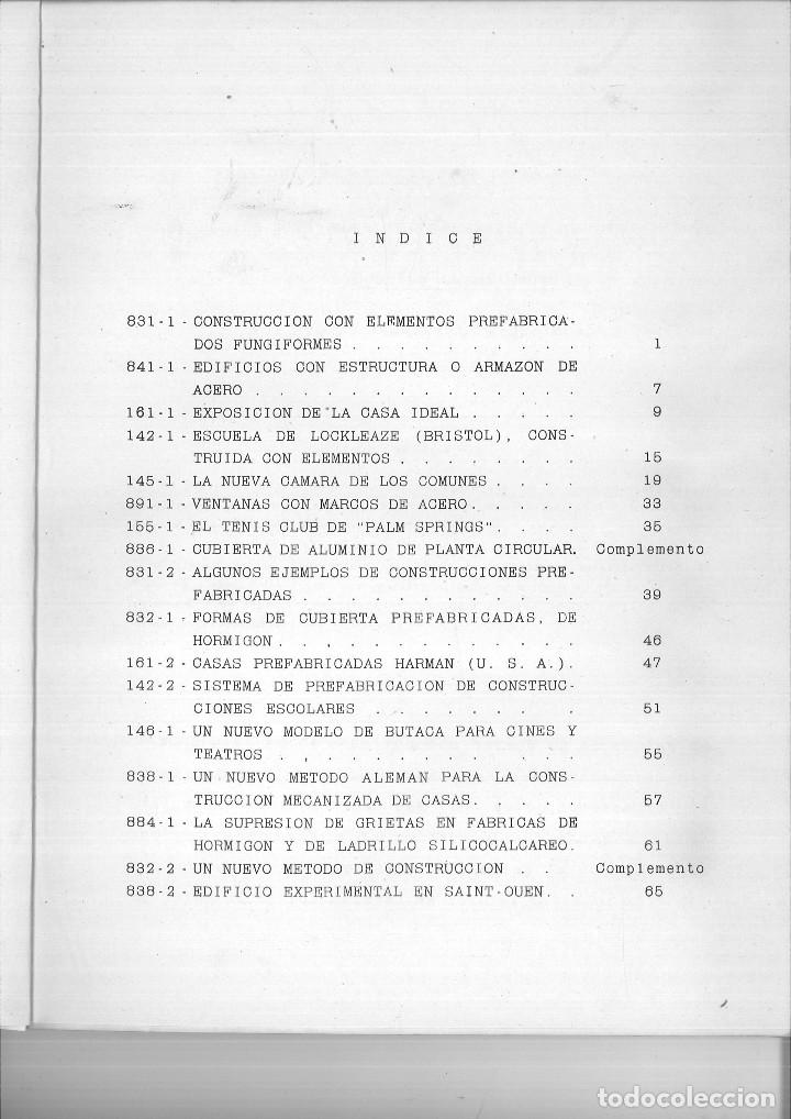 Libros de segunda mano: &Uacute;LTIMOS AVANCES T&Eacute;CNICOS EN EDIFICACI&Oacute;N. BOLET&Iacute;N DE CIRCULACI&Oacute;N LIMITADA N&ordm; 1 AL 6 - Foto 2