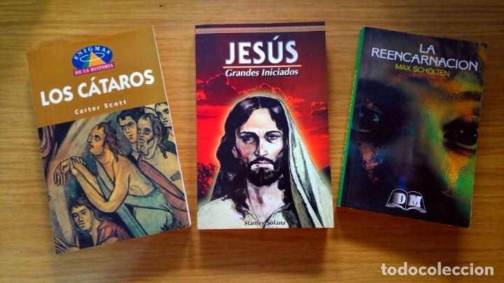 Libros de segunda mano: Lote libros: LOS C&Aacute;TAROS, JES&Uacute;S NAZARET, LA REENCARNACI&Oacute;N - Foto 1