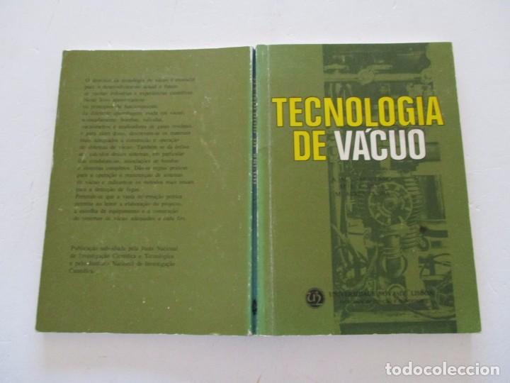Libros de segunda mano: VV. AA. Tecnologia de V&aacute;cuo. RMT82595. - Foto 1