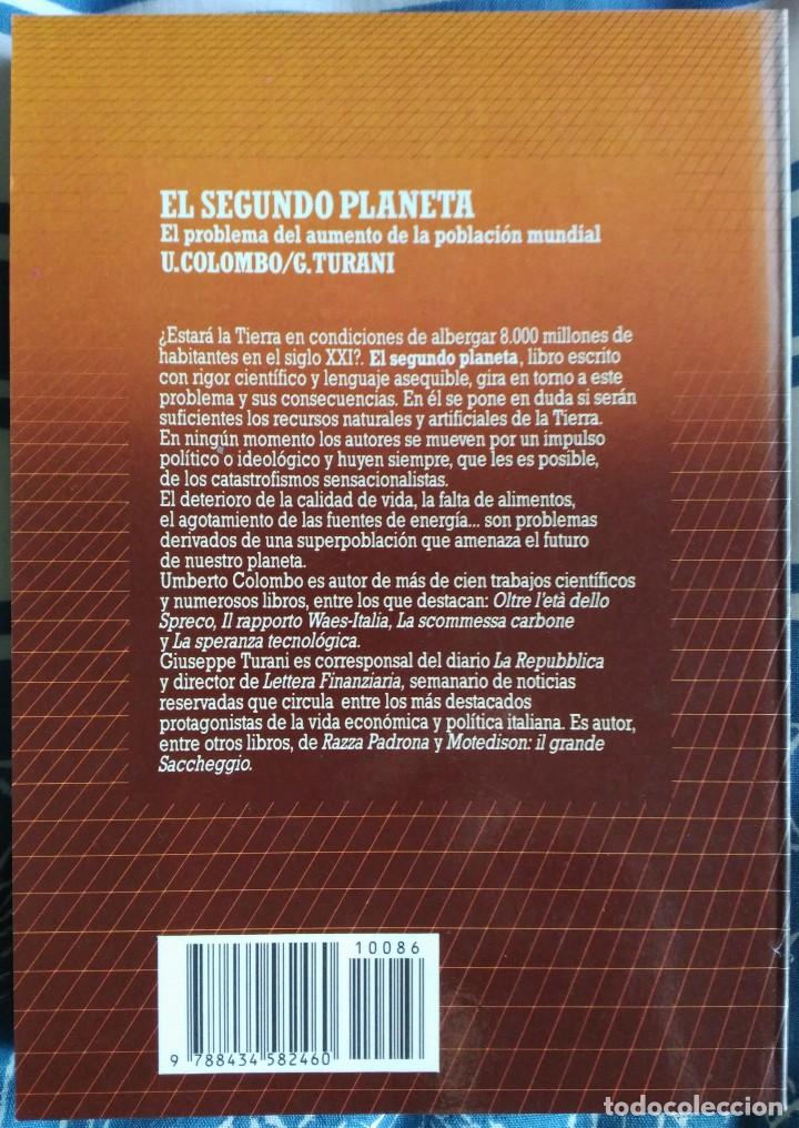 Libros de segunda mano: U. Colombo - G. Turani . El segundo planeta - Foto 2