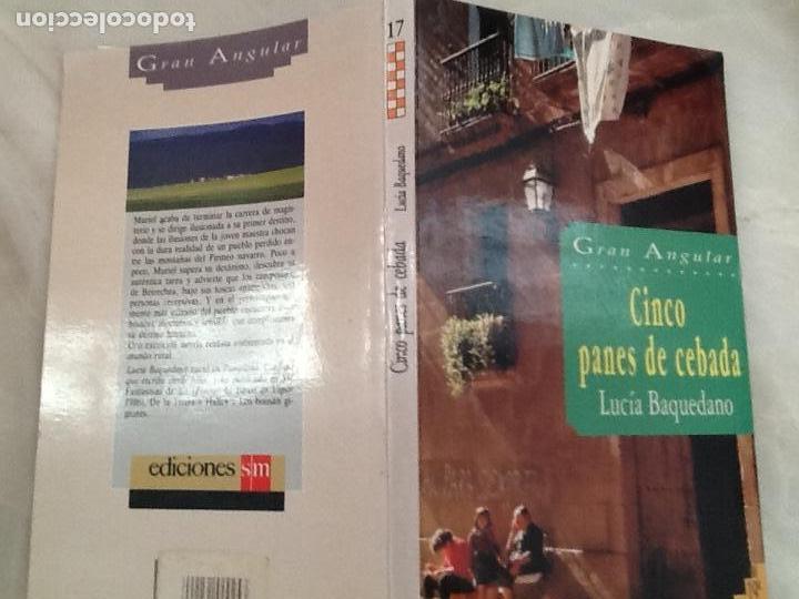 Libros de segunda mano: CINCO PANES DE CEBADA - LUCIA BAQUEDANO - S M EDITORIAL - Foto 2