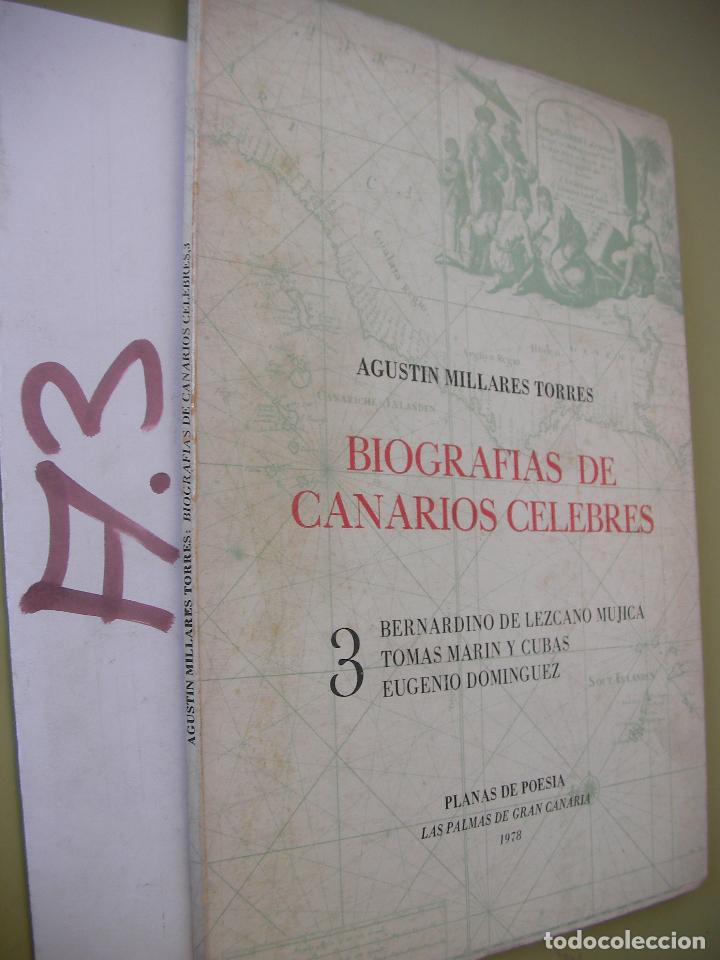 Libri di seconda mano: BIOGRAFIAS DE CANARIOS CELEBRES 3