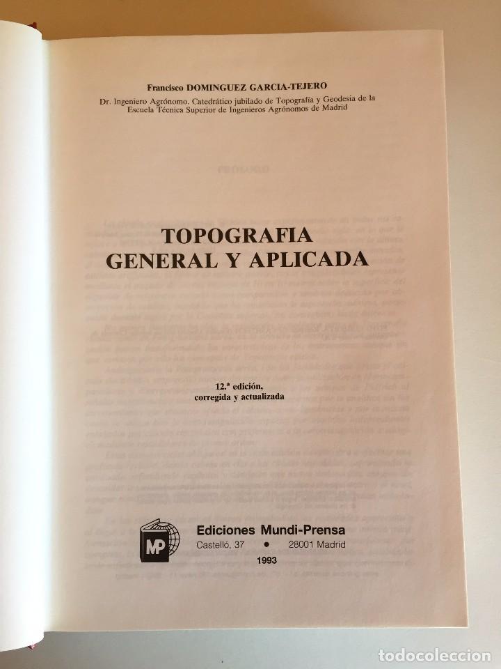 Libros de segunda mano: TOPOGRAFIA - Foto 2