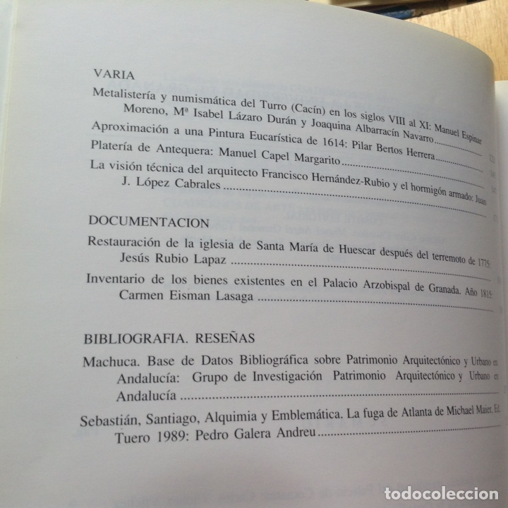 Libros de segunda mano: Cuadernos de Arte. XXII. 1.991 - Foto 3