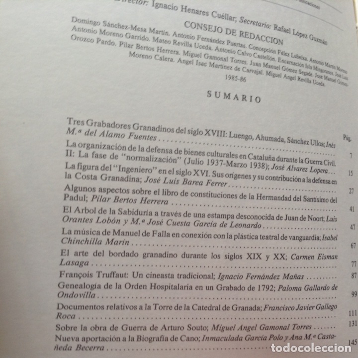 Libros de segunda mano: Cuadernos de Arte. XVII. 1.985-86 - Foto 2