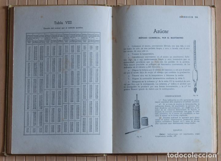 Libros de segunda mano: EJERCICIOS DE ANALISIS DE VINOS. ISIDRO CAMPLLONCH Y ROMEU. 1945. - Foto 3