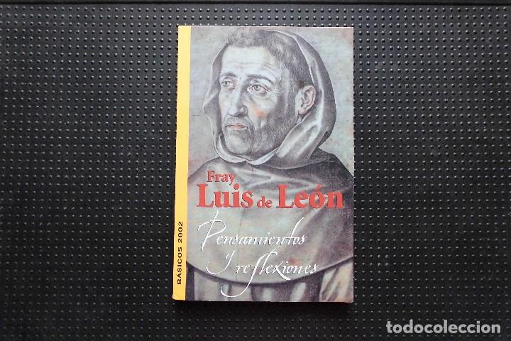 Libros de segunda mano: Pensamientos y reflexiones. Fray luis de leon. Libro - Foto 1