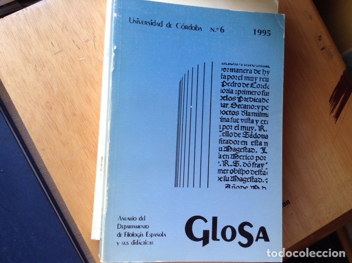 Libros de segunda mano: Glosa. Uco. N&ordm; 6. 1.995 - Foto 1