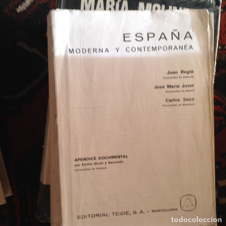 Libros de segunda mano: Espa&ntilde;a moderna y contempor&aacute;nea. Juan Regl&aacute; - Foto 1