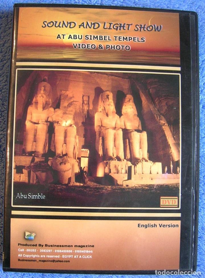 Libros de segunda mano: LUZ Y SONIDO EN EL TEMPLO DE ABU SIMBEL, EGIPTO. EN DVD
