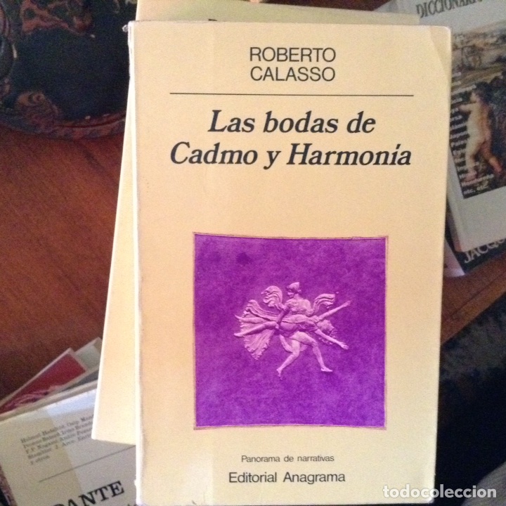 Libros de segunda mano: Las bodas de Cadmo y Harmon&iacute;a. Roberto Calasso - Foto 1