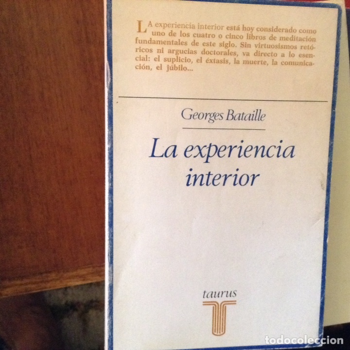 Libros de segunda mano: La experiencia interior. George Bataille - Foto 1