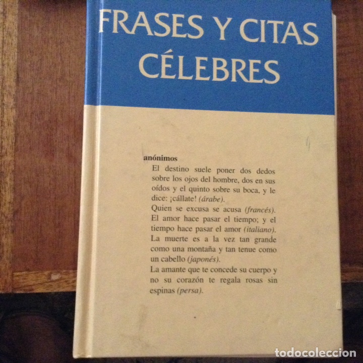 Libros de segunda mano: Frases y citas c&eacute;lebres. Agust&iacute; Bartra - Foto 1