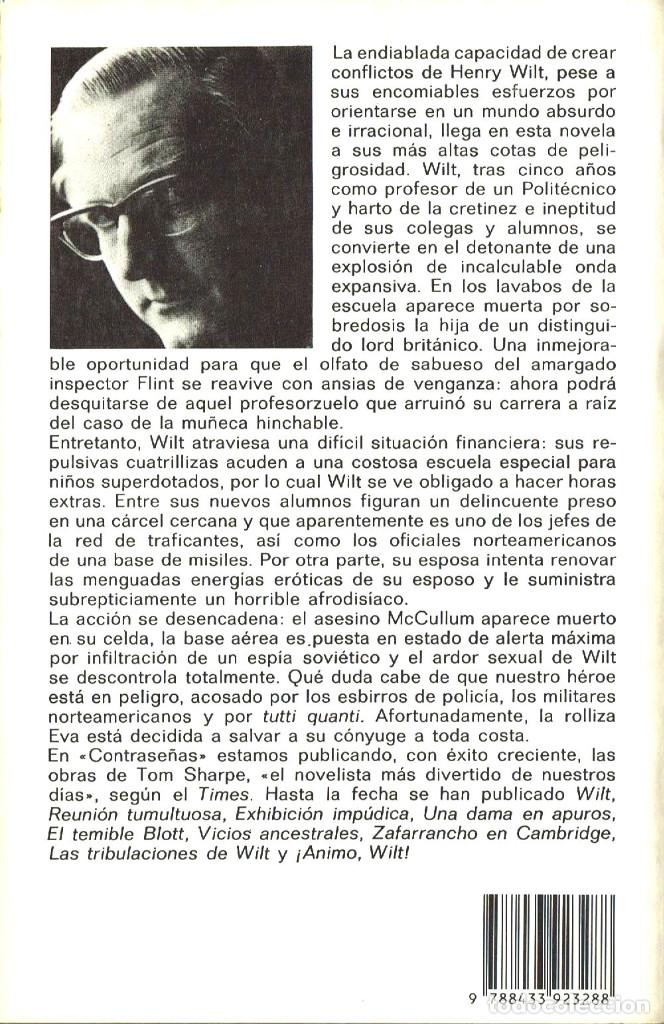 Libros de segunda mano: Tom Sharpe - &iexcl; &Aacute;nimo,Wilt ! vv - Foto 2
