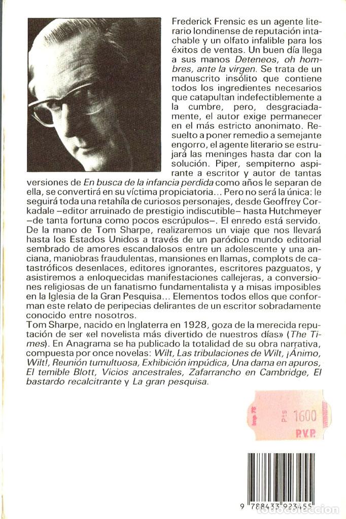 Libros de segunda mano: Tom Sharpe - La gran pesquisa vv - Foto 2
