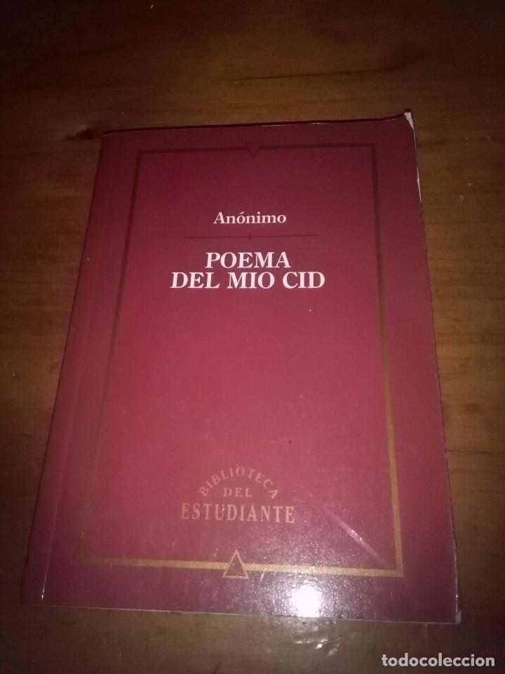 Libros de segunda mano: POEMA DEL MIO CID. AN&Oacute;NIMO. BIBLIOTECA DEL ESTUDIANTE. EST6B1 - Foto 1