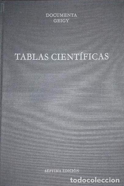Libros de segunda mano: TABLAS CIENT&Iacute;FICAS - DOCUMENTA GEIGY - KONRAD DIEM Y CORNELIUS LENTNER - Foto 1