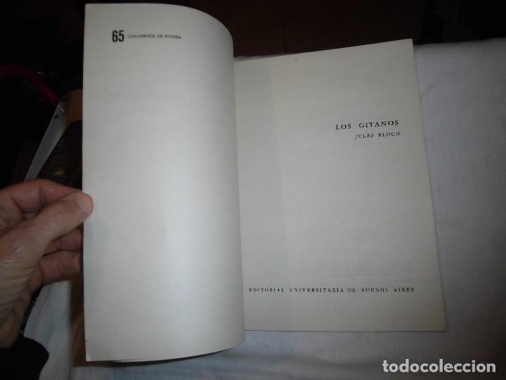 Libros de segunda mano: LOS GITANOS.J.BLOCH.EDITA EUDEBA 1962 - Foto 3