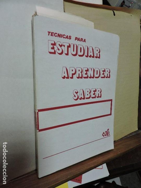 Libros de segunda mano: Tecnicas para estudiar, aprender, saber. Ed. Estudios a Distancia - Foto 1