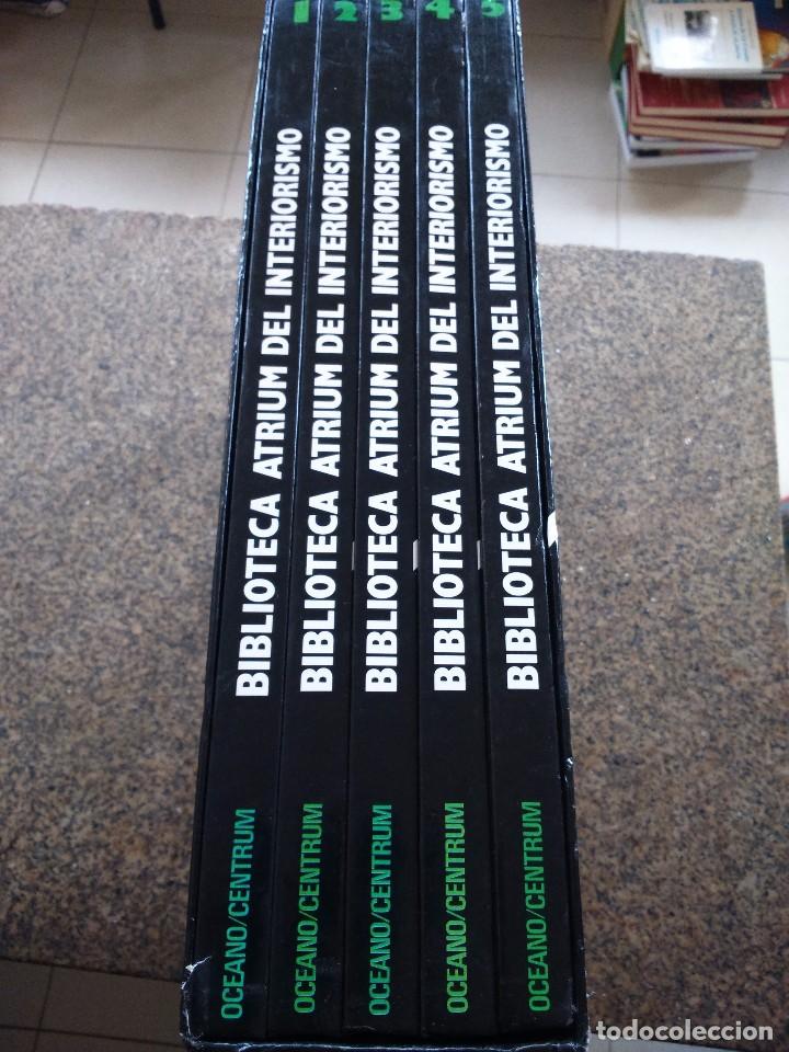 Libros de segunda mano: BIBLIOTECA ATRIUM DEL INTERIORISMO -- COMPLETA 5 TOMOS -- EDICIONES OCEANO -- - Foto 2