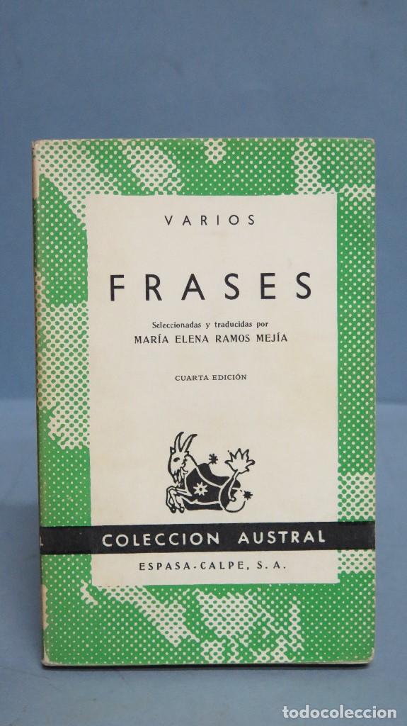 Libros de segunda mano: 1966.- FRASES. VARIOS. AUSTRAL - Foto 1