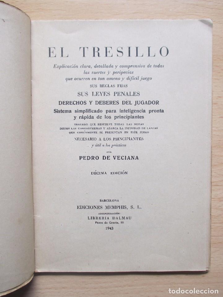 Libros de segunda mano: El tresillo, por Pedro de Veciana - Foto 2