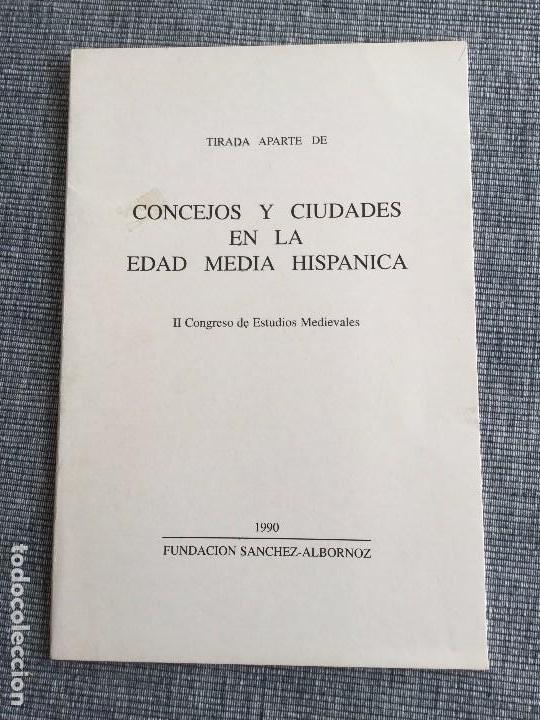 Libros de segunda mano: Concejos y ciudades en Catalu&ntilde;a (Alta Edad Media). A. Iglesia Ferreir&oacute;s.