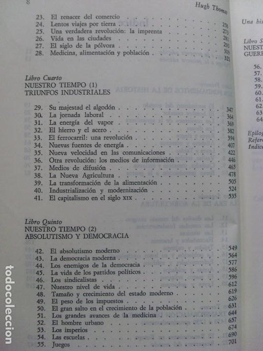 Libros de segunda mano: UNA HISTORIA DEL MUNDO / Hugh Thomas / 1983 - Foto 4