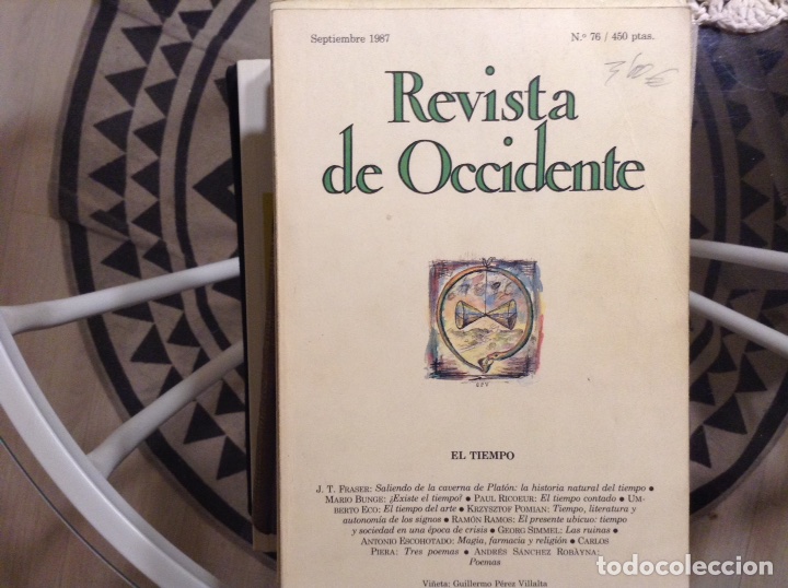 Libros de segunda mano: El tiempo. Revista de Occidente. N&ordm; 76 - Foto 1
