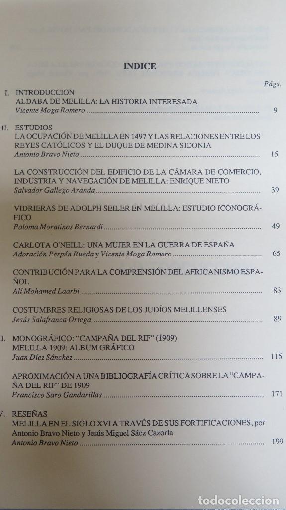 Libros de segunda mano: ALDABA. REVISTA UNED. 15. MONOGRAFICO MELILLA - Foto 2
