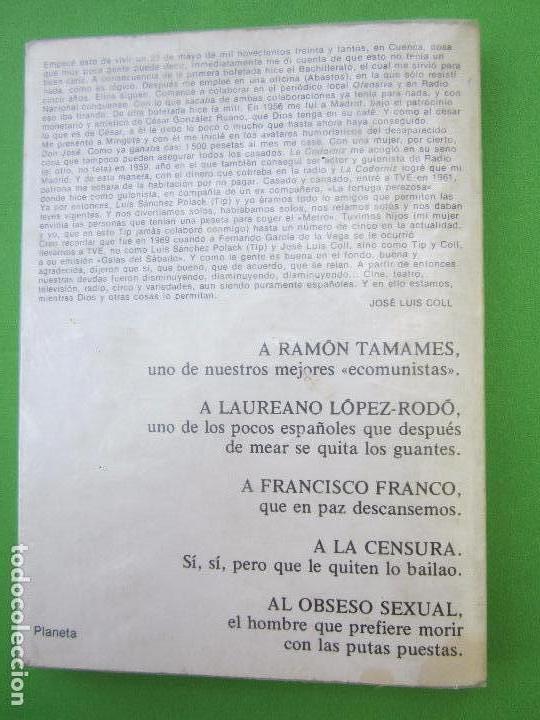 Libros de segunda mano: las dedicatorias de coll , jose luis coll , prologo de ,A. Mingote coleccion fabula , 1979 - Foto 7