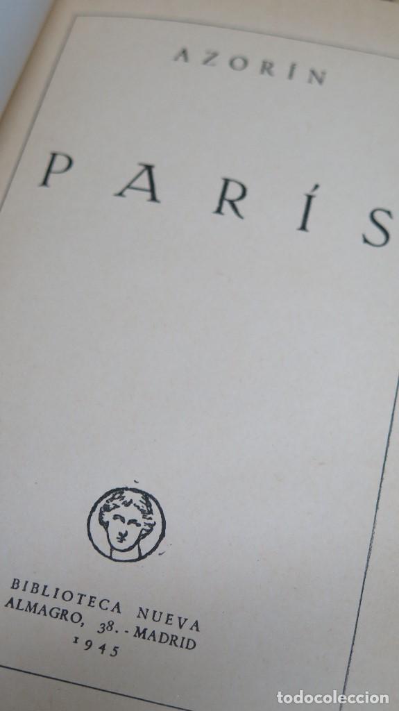Libros de segunda mano: 1945.- PARIS. AZORIN - Foto 2