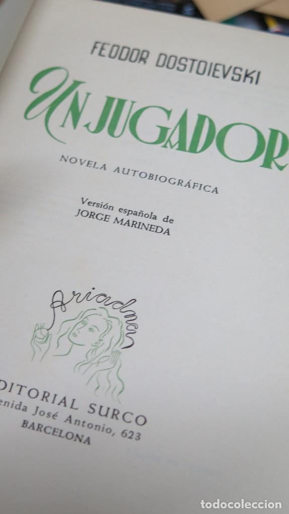 Libros de segunda mano: UN JUGADOR. FEODOR DOSTOIEVSKI - Foto 2