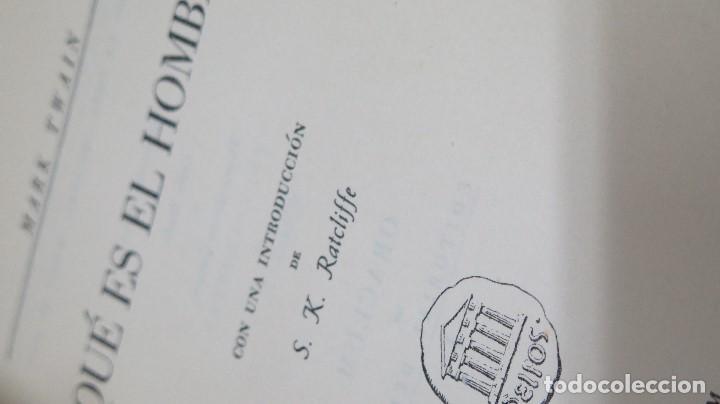 Libros de segunda mano: QUE ES EL HOMBRE. MARK TWAIN - Foto 2