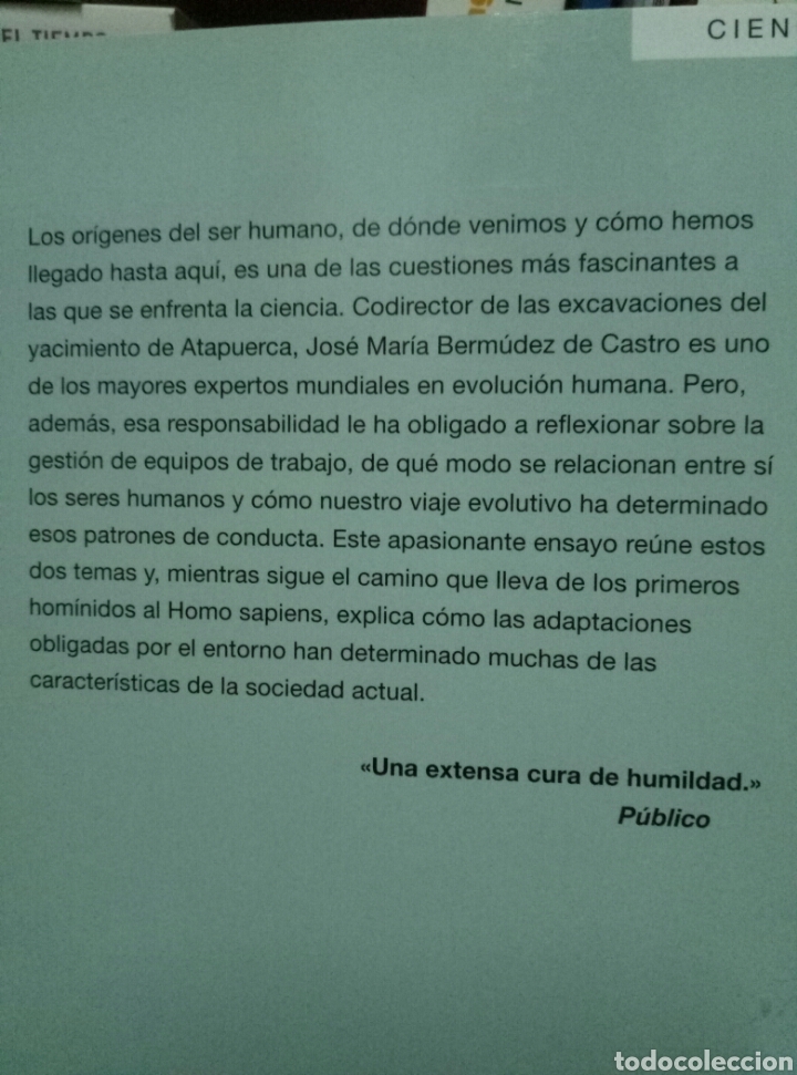 Libros de segunda mano: LA EVOLUCION DEL TALENTO de JOSE MARIA BERMUDEZ DE CASTRO - Foto 2