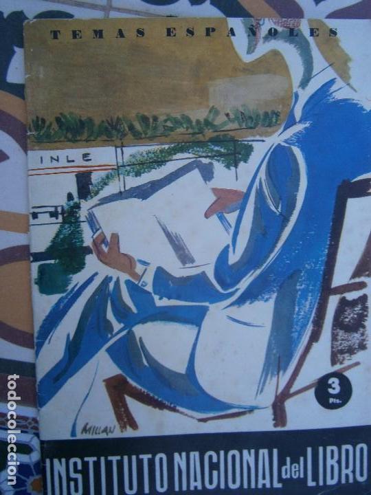 Libros de segunda mano: INSTITUTO NACIONAL DEL LIBRO TEMAS ESPA&Ntilde;OLES MANFREDI 1962 - Foto 1