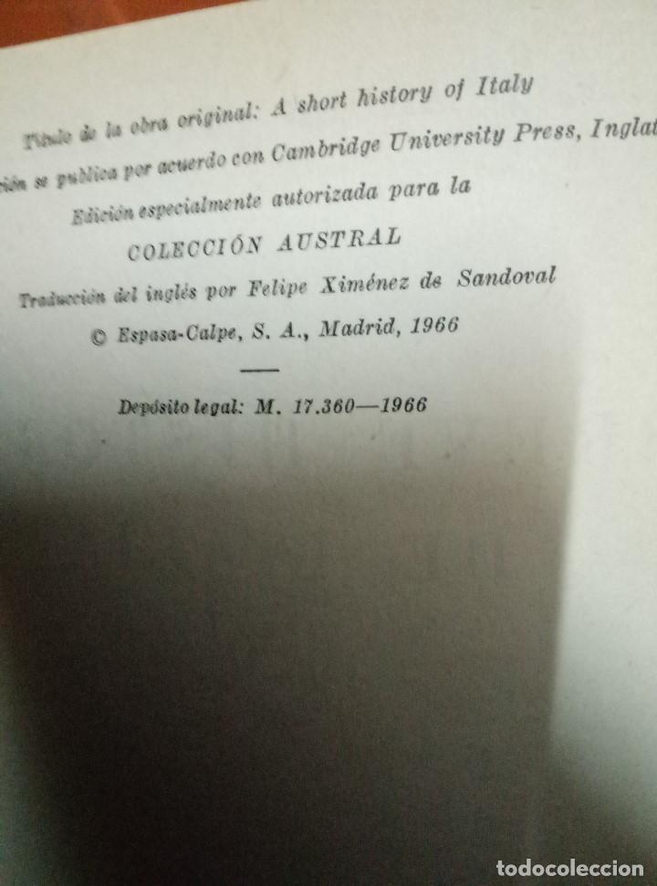 Libros de segunda mano: Breve historia de Italia - Hearder, Harry . Austral 1966 - Foto 2
