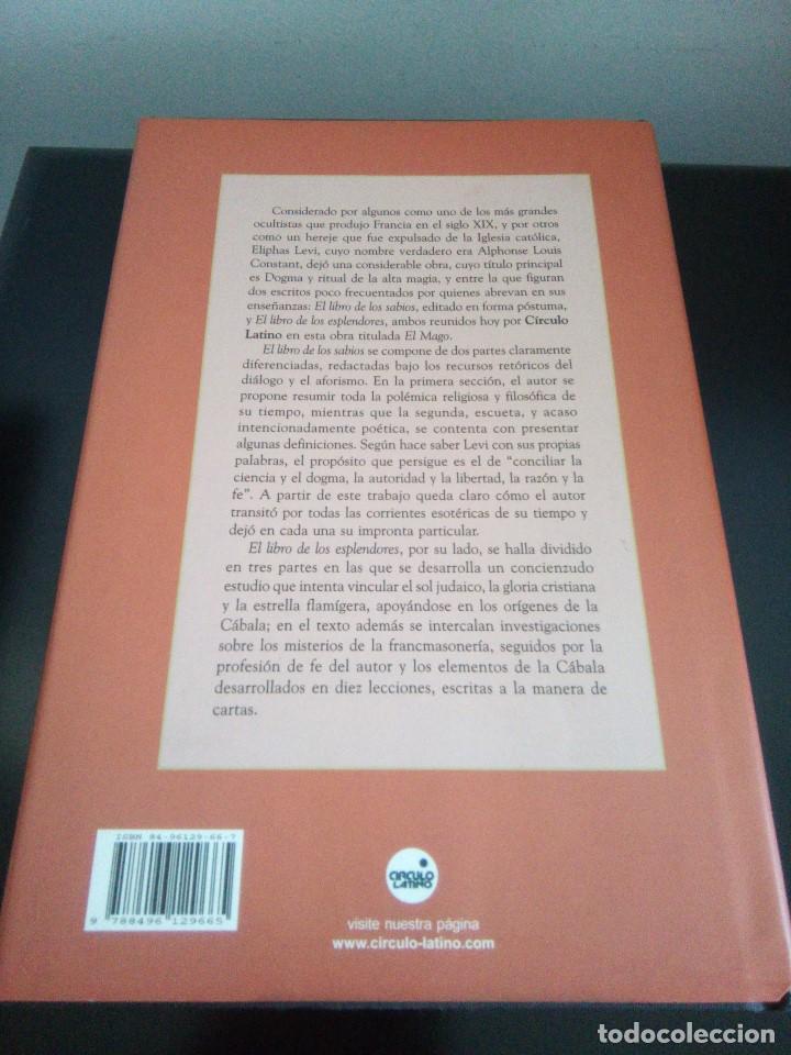 Libros de segunda mano: El Mago - Eliphas Levi . El Libro de los esplendores - El libro de los sabios - Foto 2