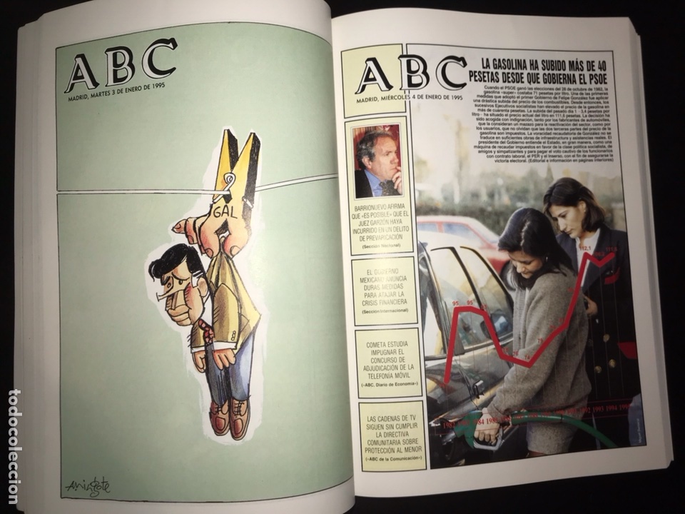 Libros de segunda mano: Las portadas del ABC 1995 - Foto 2