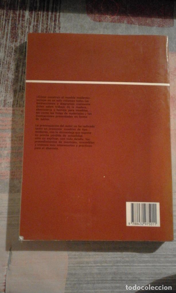 Libros de segunda mano: Como construir el mueble moderno - Mario Dal Fabbro - Ceac - Foto 2